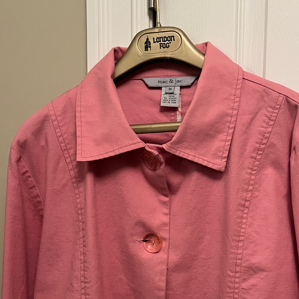 mac & jac Pink Utility Jacket - Picture 7 of 10